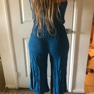 Blue life bell jumper jumpsuit small romper new